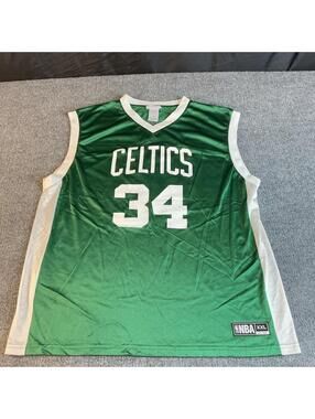 NBA Boston Celtics Paul Pierce #34 Jersey XXL Green White Basketball